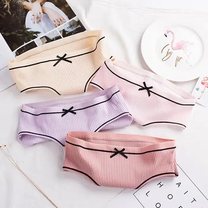 Dámske bavlnené nohavičky 4 kusy