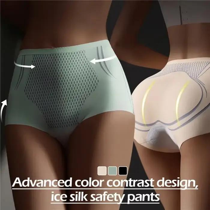 Culottes sculptantes IceSilk - Shorty gainant taille haute pour femme |   Technologie Ion Fiber, culottes amincissantes sculptantes