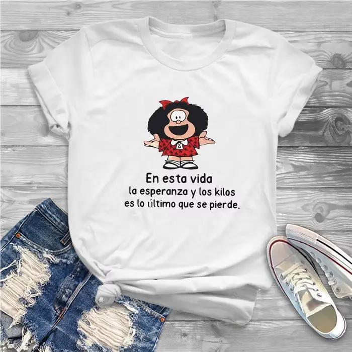 Mafalda - Tričko s kresleným motívom pre dievčatá