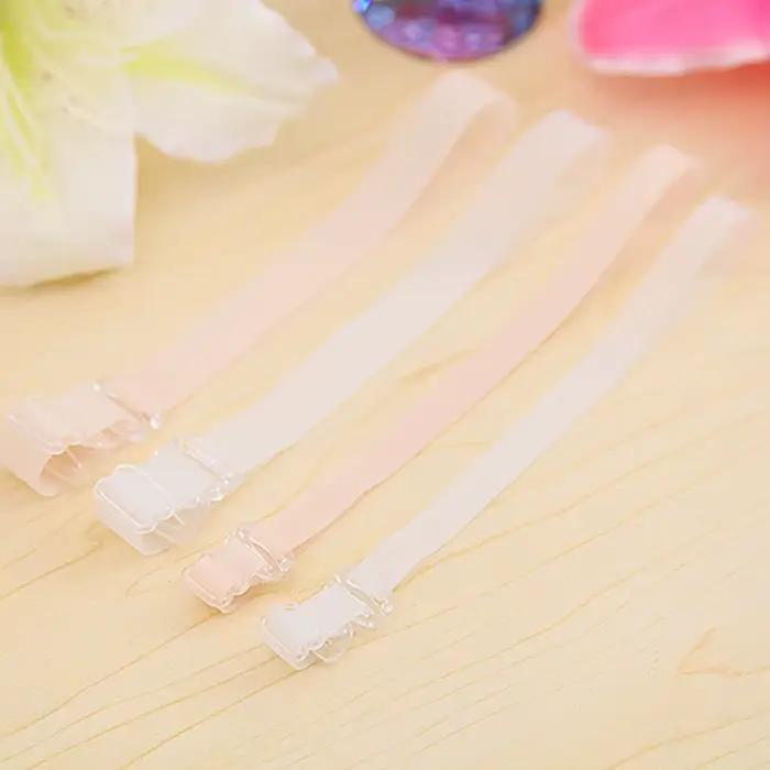 Nastaviteľné priehľadné ramienka podprsenky Beige Baldric