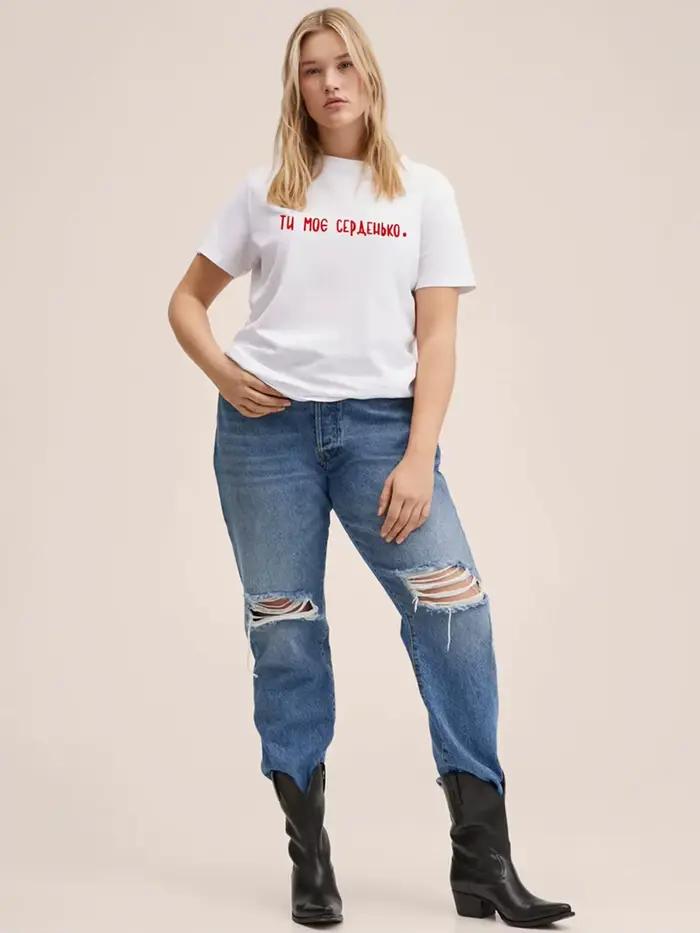 Dlife Fold-T-shirt s padajúcimi rukávmi pre ženy