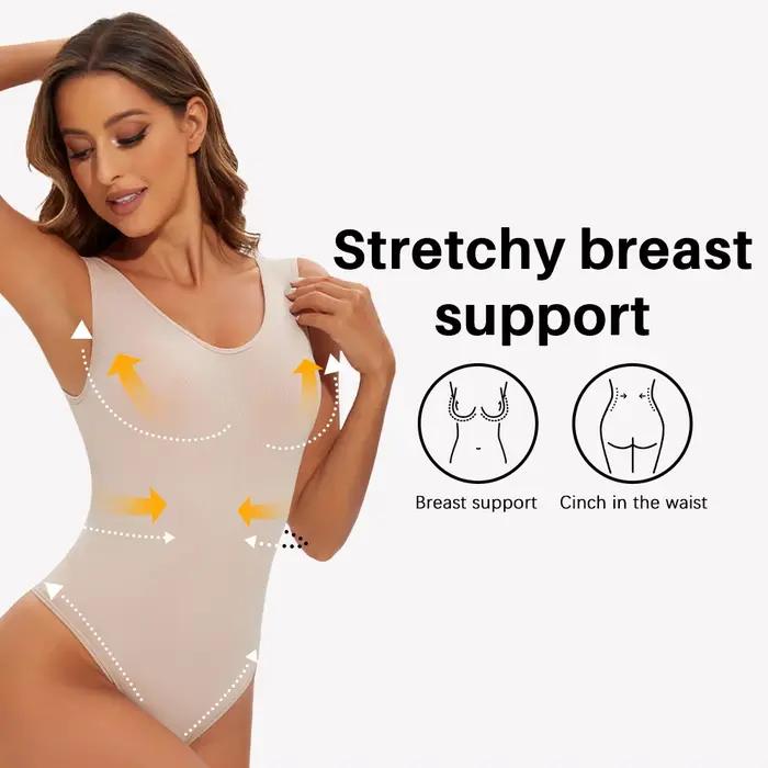 Body Shapewear sans couture pour femmes, string façonnant le corps, sculptant la poitrine, amincissant, larges bretelles, nouveau