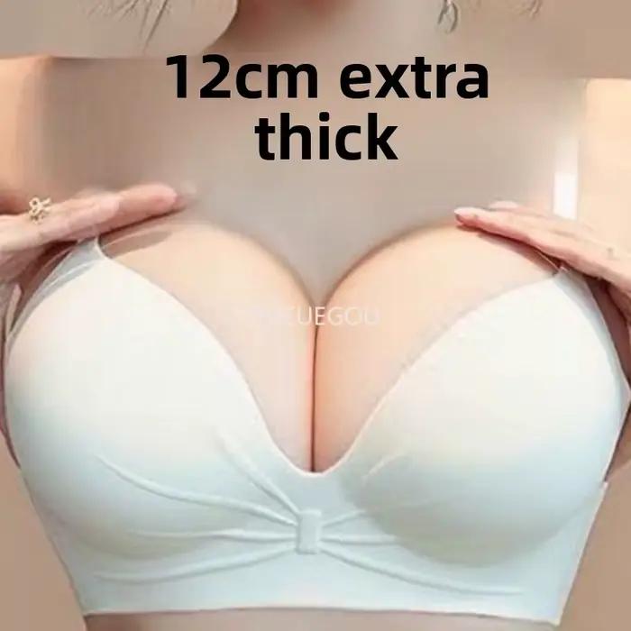 Soutien-gorge Push Up de 12CM, petit buste, minimiseur sans bretelles dans le dos en U profond, Support latéral Ultra rembourré pour mariage