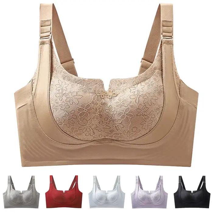 Soutien-gorge féminin sexy avec motif floral, confortable et élégant pour toutes les occasions spéciales