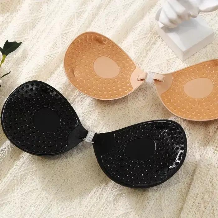 Épaissir 5cm Sexy femmes respirant adhésif soutien-gorge Silicone mamelon bande avant Push Up soutien-gorge réutilisable Invisible sans bretelles poitrine autocollant