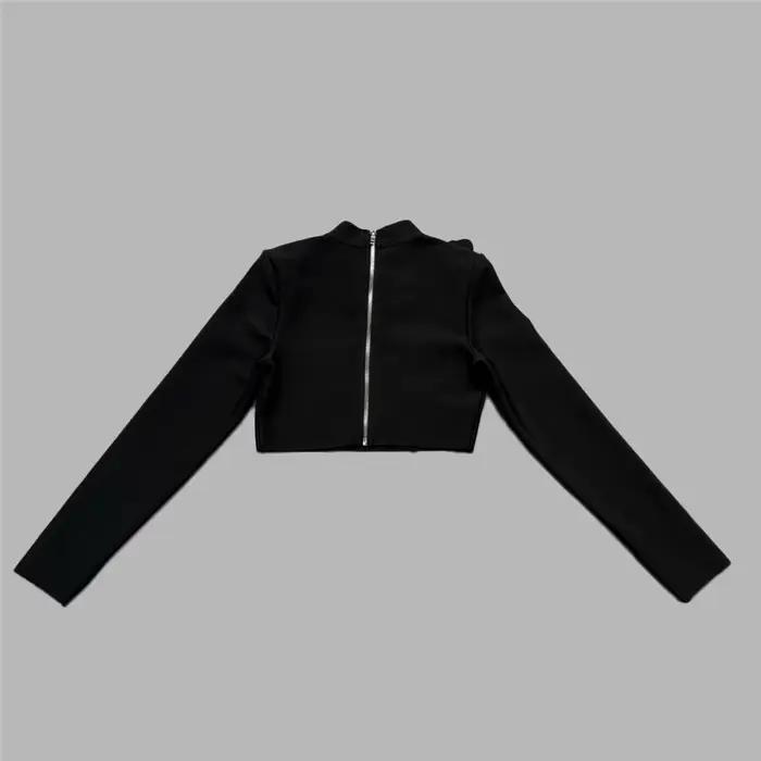 Ensemble deux-pieces sexy en diamants et polyester pour femmes, ideal pour les parties et les evenements formels automne-hiver