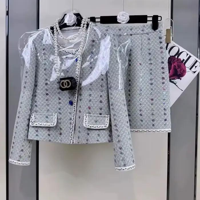 Elegantné tvídové sako pre ženy