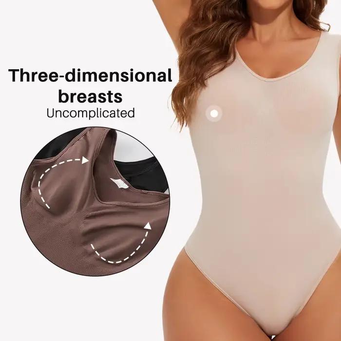Body Shapewear sans couture pour femmes, string façonnant le corps, sculptant la poitrine, amincissant, larges bretelles, nouveau