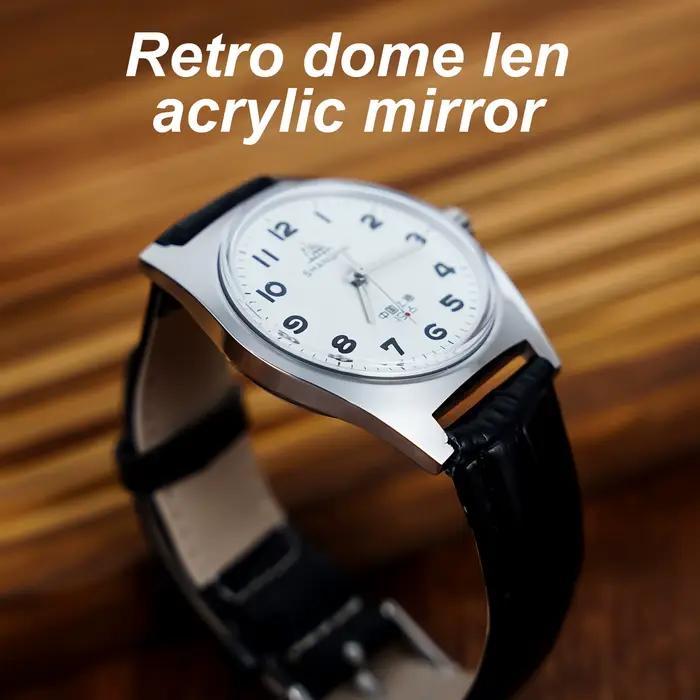 Hodinky Shanghai 7120 inšpirované vintage 36 mm - Mechanické náramkové