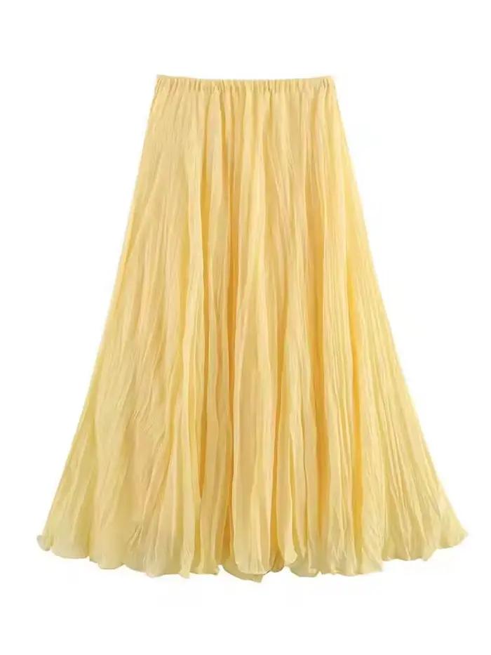 Robe plissée HH en polyester pour femmes, sortie nocturne, été, soirée romantique, vacances, style décontracté, élégance moderne, confort, occasions spéciales