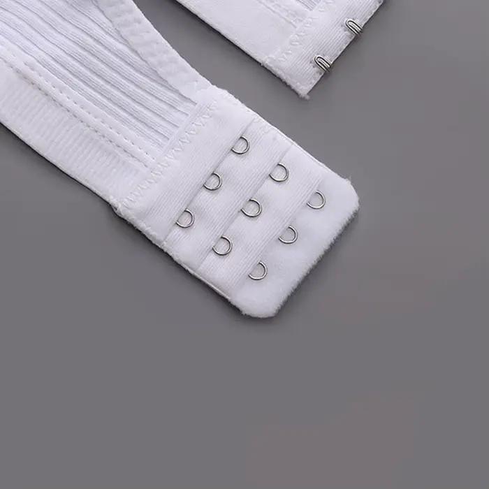 Dievčenská tréningová podprsenka z bavlny so zadným zapínaním