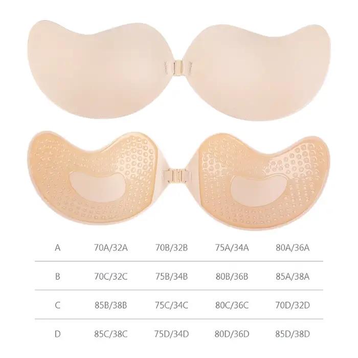Neviditeľná push-up podprsenka pre ženy