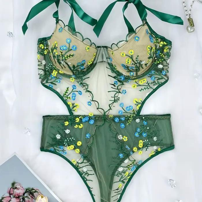 Dámska bielizeň podprsenka a nohavičky set Sexy oblečenie pre ženy