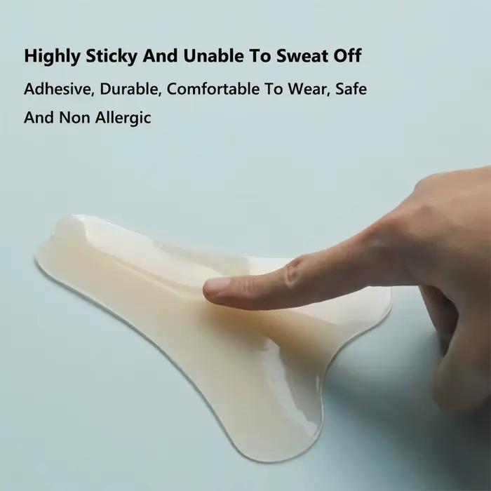 Correcteur Invisible en PU pour orteils de chameau, tampon de prévention de camouflage réutilisable en forme de Y, tapis adhésif Anti-camel pour femmes