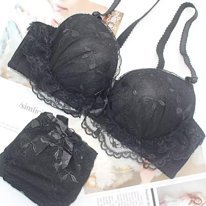 Špeciálna ponuka dámskej bielizne - sexy čipkovaná súprava bez drôtikov