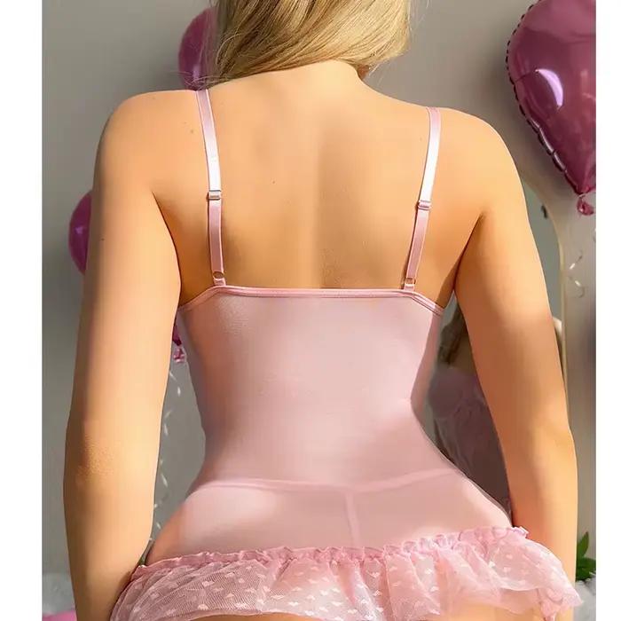 Ultra sexy jemný lingerie set s mašľou