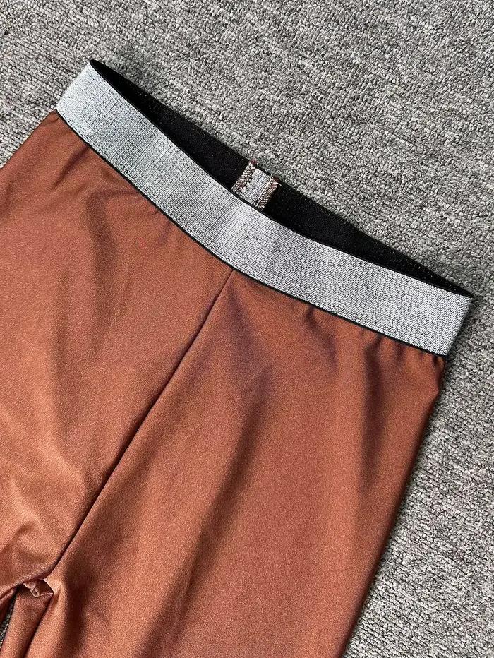 Leggings Aidayou Femme High Street Coupe Haute Elégance Intemporelle Occasions Spéciales Soirées Nocturnes