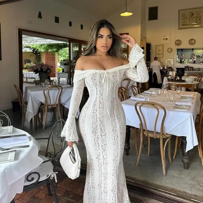Robe Oligai 2024 Élégante Sans Manches Pour Femmes Occasions Spéciales Soirées Galas Mariages Anniversaires