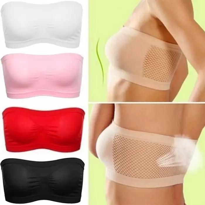 Soutien-gorge push-up invisible sans bretelles pour femmes, sous-vêtements, sexy, sans couture, solide, document, bralette, lingerie
