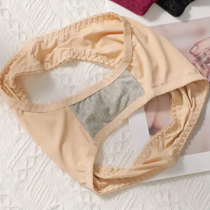 Viomisha 3-dielne súpravy nohavičiek pre ženy Sexy mäkké pruhované šortky jednofarebné nohavičky pre