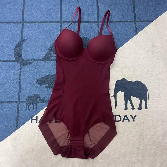Body blanc à armatures pour femmes, sous-vêtements soyeux, extensibles, couleur unie