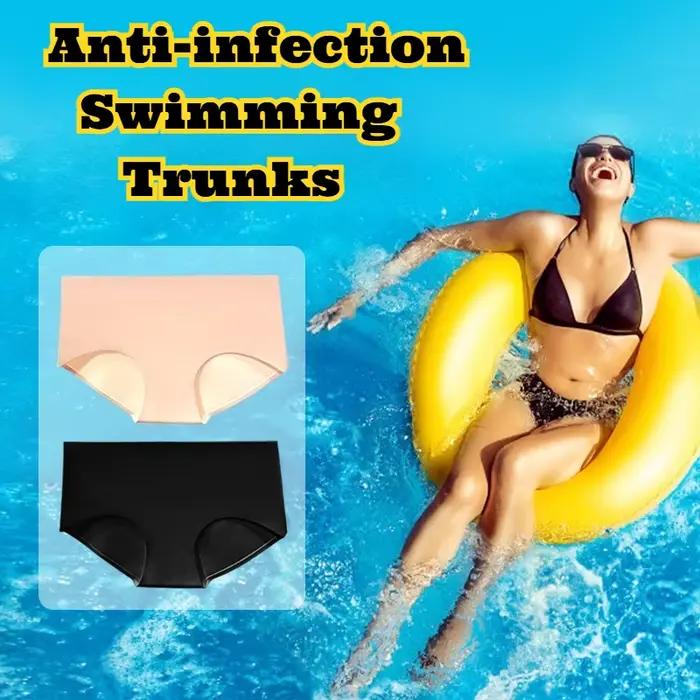 Slip taille haute en Silicone pour femmes, maillot de bain élastique, unisexe, doublure à séchage rapide, imperméable, vêtements de plage, vêtements de fête à la piscine