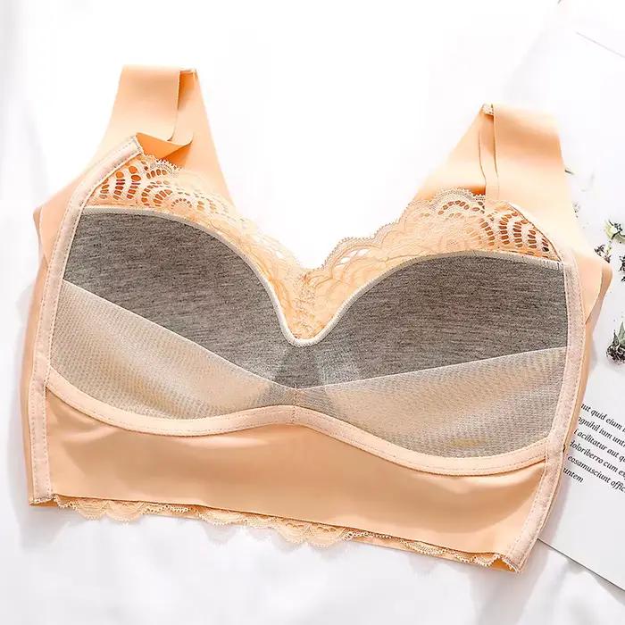 Bezramienková podprsenka Sexy pre ženy veľké veľkosti 5XL 6XL 7XL čipkovaná