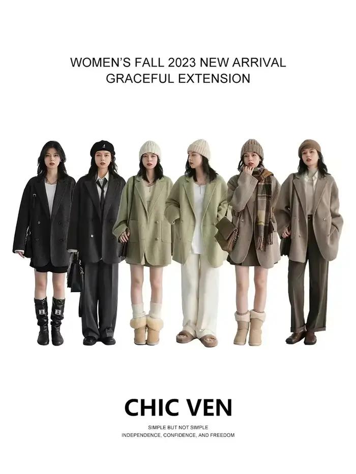 CHIC VEN – Dámske vlnené kabáty