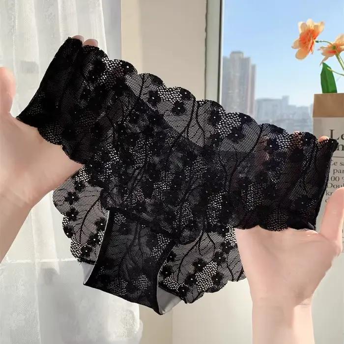Dámske sexy čipkované nohavičky slip pre ženy Módna spodná bielizeň Jemná