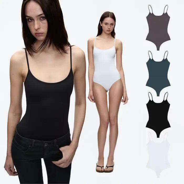 Slim-fit body s tenkými ramienkami