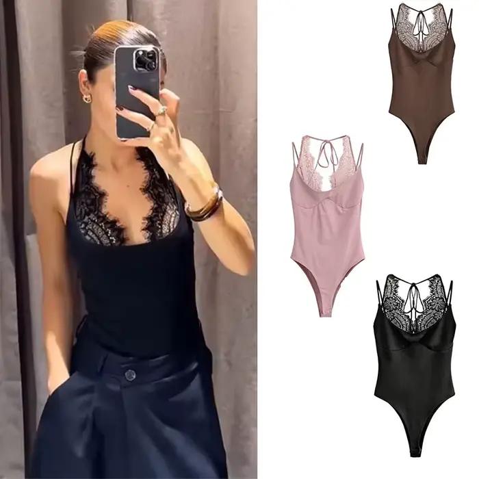 Ružový sexy overal pre ženy