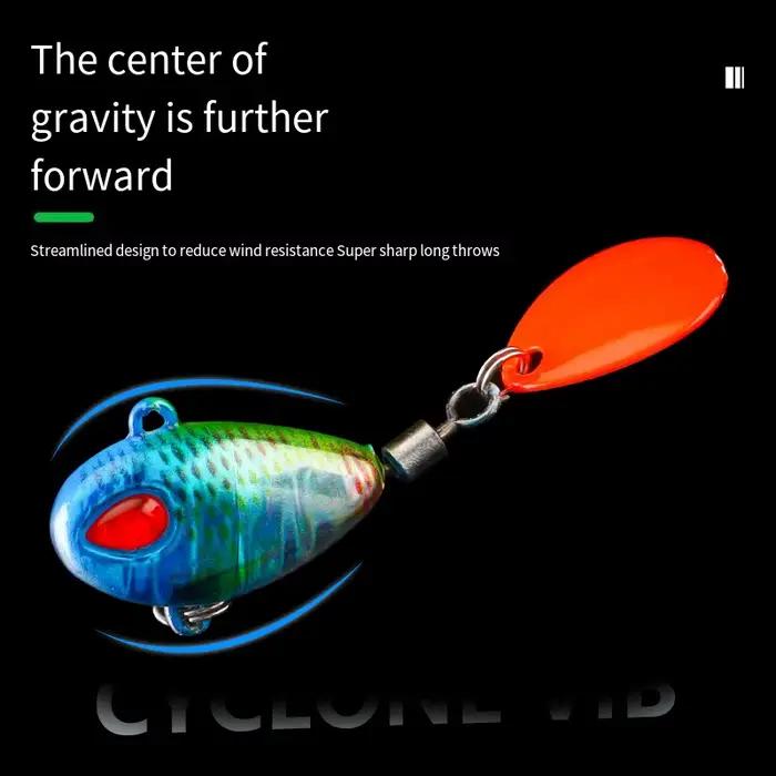 Cuillère Spinner appât coulant Wobblers appâts métal gabarit VIB leurre rotatif paillettes queue leurres loin coulée appâts de pêche pour bar de mer