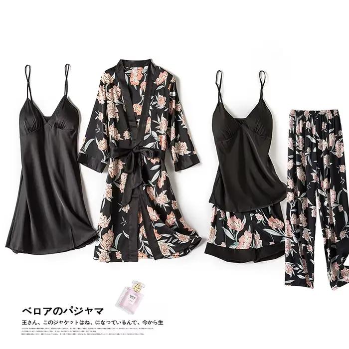 Pyjama en dentelle rayonne pour femmes élégant et confortable pour la nuit et les occasions spéciales