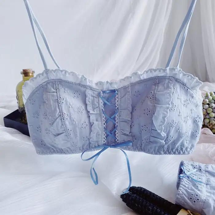 Lolita princezná čipka podprsenka a nohavičky set