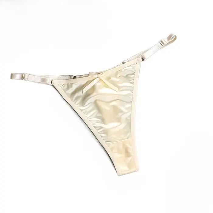 Sexy saténové tangá pre ženy