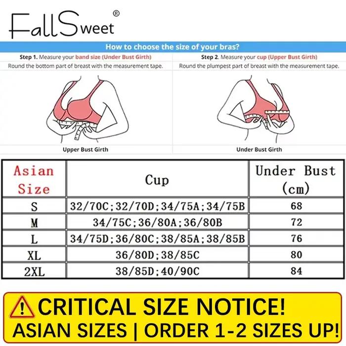 Fallsweet soutien-gorge à fermeture frontale sans couture pour femmes solide sans fil Push Up Bralette couverture complète bonnets fixes sous-vêtements confortables