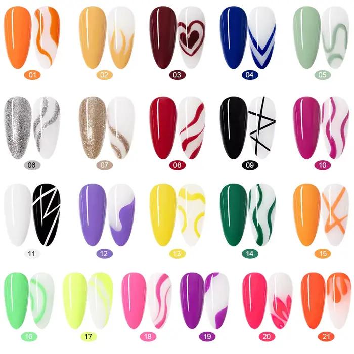 Venalisa Liner Gél 8ml nechtový lak UV LED gélová farba na nechty Nail Art Design nádherné trblietky