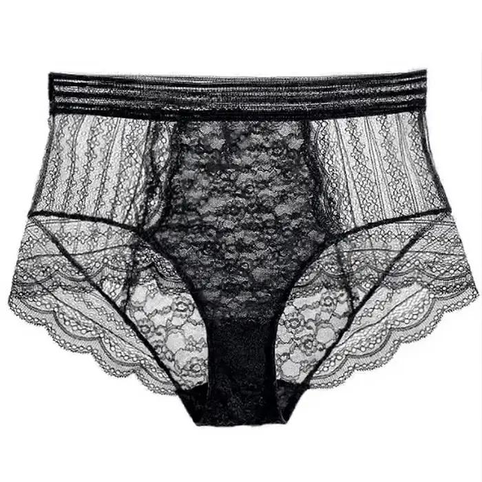Sexi čipkované nohavičky s kvetinovým vzorom pre ženy