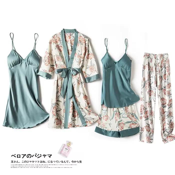 Pyjama en dentelle rayonne pour femmes élégant et confortable pour la nuit et les occasions spéciales