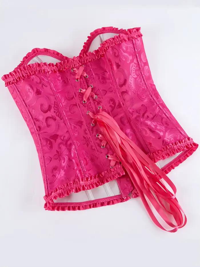 Corset zippé pour femme, style gothique, bustier, corselet overbust, avec sangle de modelage à fermeture éclair, laçage, baleines, ceinture amincissante, effet ventre plat