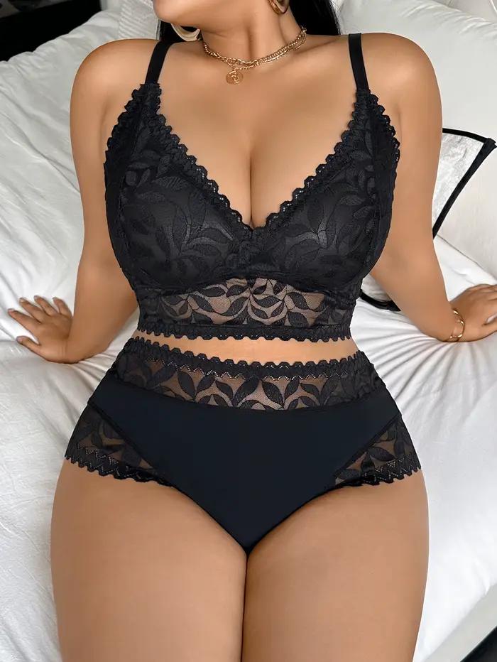 Dámska čipková bielizeň pre veľké veľkosti 1XL-4XL