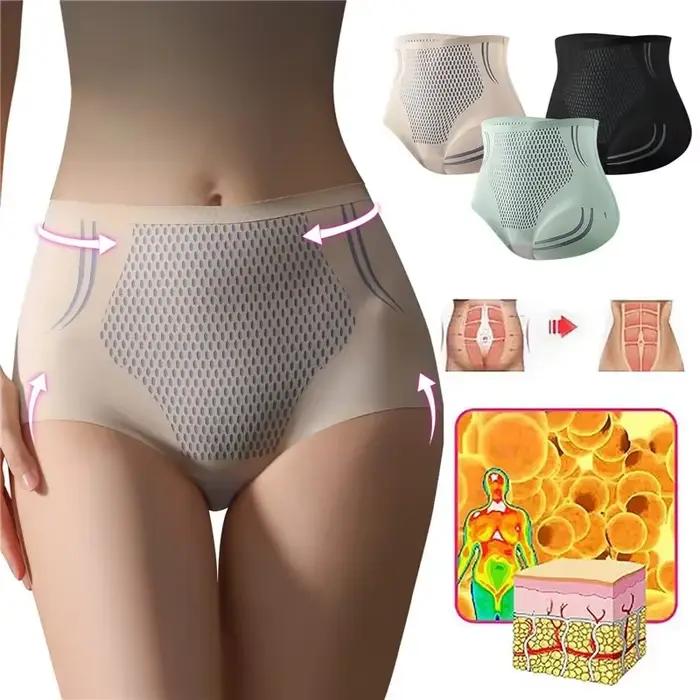 Culottes sculptantes IceSilk - Shorty gainant taille haute pour femme |   Technologie Ion Fiber, culottes amincissantes sculptantes