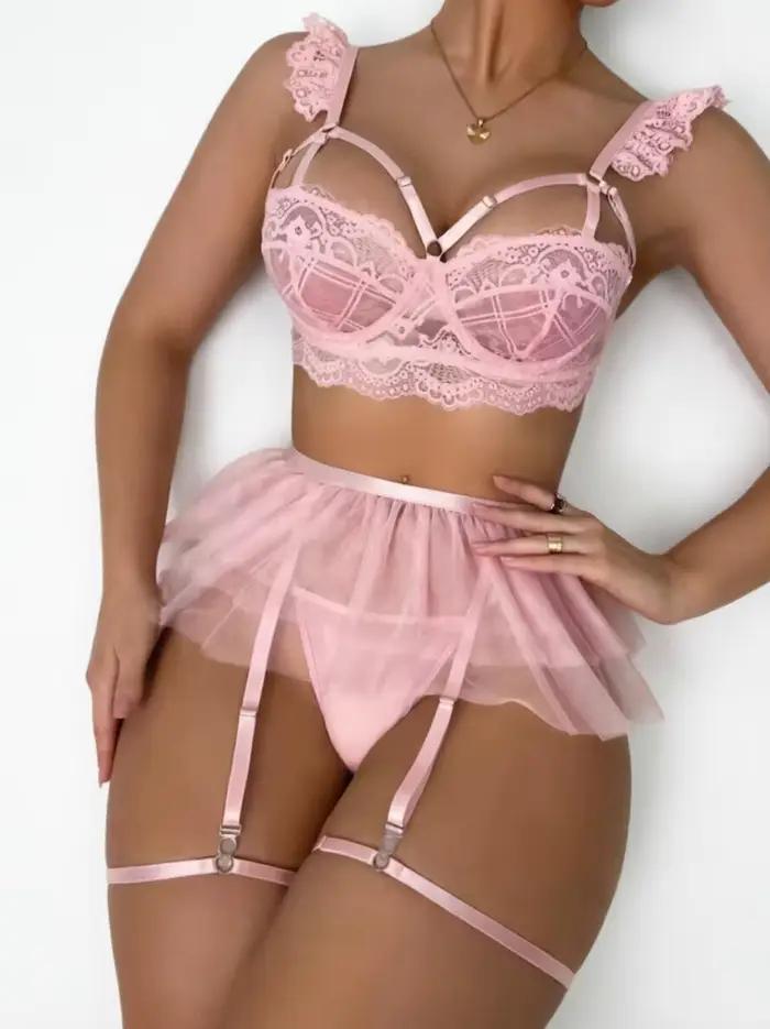 Sexy čipkovaný lingerie set pre ženy