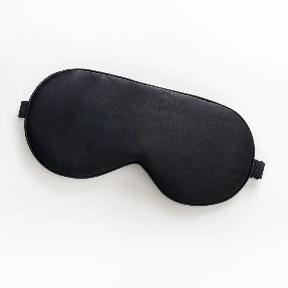 Masque de sommeil en soie 100% masques pour les yeux en soie Pure naturelle véritable avec sangle ré
