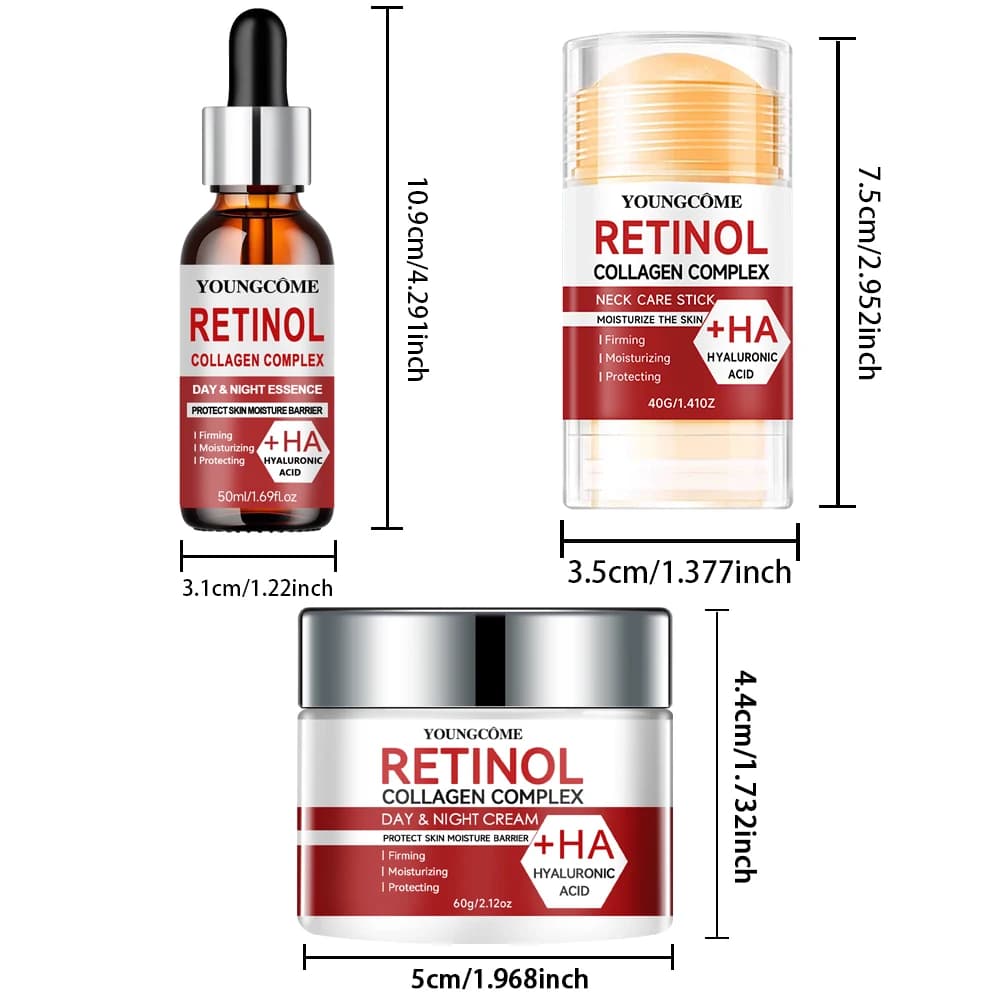 Crème de nuit pour le cou et le visage pour femmes, anti-âge, rétinol, lifting du visage, réparation