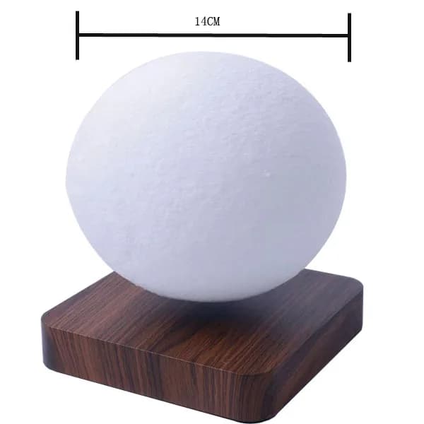 Lampe lunaire créative 3D à lévitation magnétique LED veilleuse rotative lune lampe flottante décora