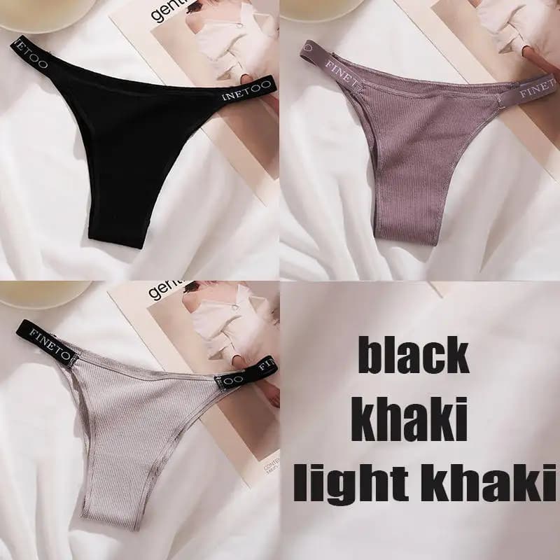 3 pièces/ensemble culottes en coton slips femmes caleçons femme Sexy culottes string femmes culottes