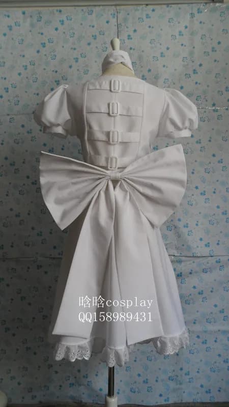 Alice: Madness Returns Costume de Cosplay robe blanche pour femmes fête personnalisée pour Halloween