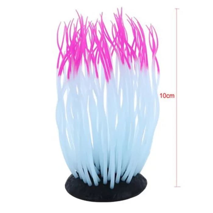 Décoration d'aquarium lumineux, corail artificiel, brille dans la nuit, feuille sous-marine, Cora, d