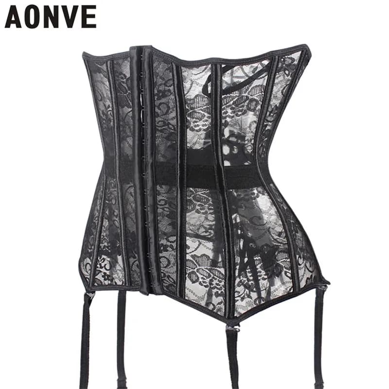 Corset Sexy gothique, vêtements sous le buste, bustier en dentelle, gaine amincissante, Corsage, san